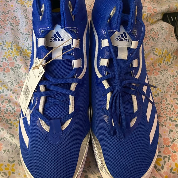 brand new with tags Adidas Icon 6 bounce Mid baseball cleats - Picture 1 of 7